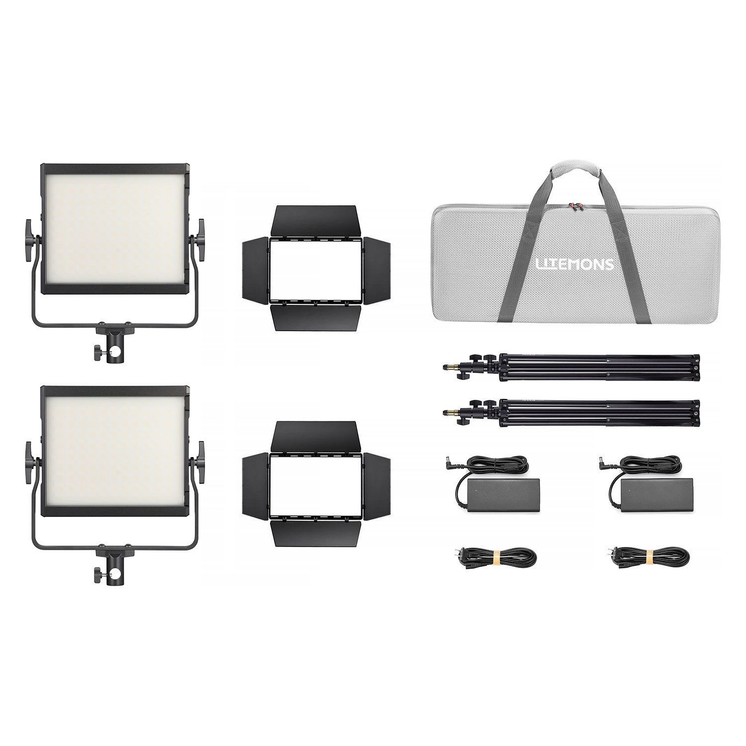 Godox Litemons LP400R K2 RGB LED Light Panel 2-light Kit Zwart