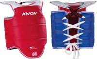 KWON Borstbeschermer Korean Style WT goedgekeurd Rood, Blauw Imitatieleer S