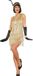 Fiestas Guirca Charleston Jurk Dames Polyester Goud Maat M