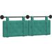 Turquoise 150 X 55 X 5 Cm Velours Tête de lit suspendue