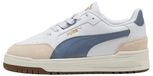 PUMA Shuffle Downtown Lo Og Jr Basketbal, uniseks, kinderen, Puma Veelkleurig (Wit Grijs Hemel PUMA Gold)