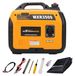 StarTech Draagbare generator - Inverter generator 3500 W - Benzine - Stil in gebruik - Lichtgewicht (22 kg) - Geschikt voor campers, kamperen en huishoudelijk gebruik - Zwart