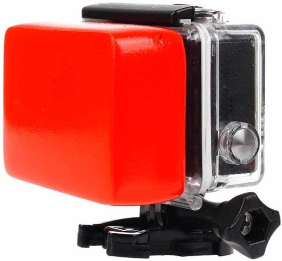 - Backdoor Floaty spons met 3M Sticker voor GoPro NIEUWE HERO / HERO6 / 5/5 sessie / 4 sessie / 4/3 + / 3/2/1, Xiaoyi en andere actiecamera's (rood