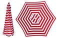 Merkloos Omgoods - Vervangende Parasolhoes met Streepdesign voor Strandparasol