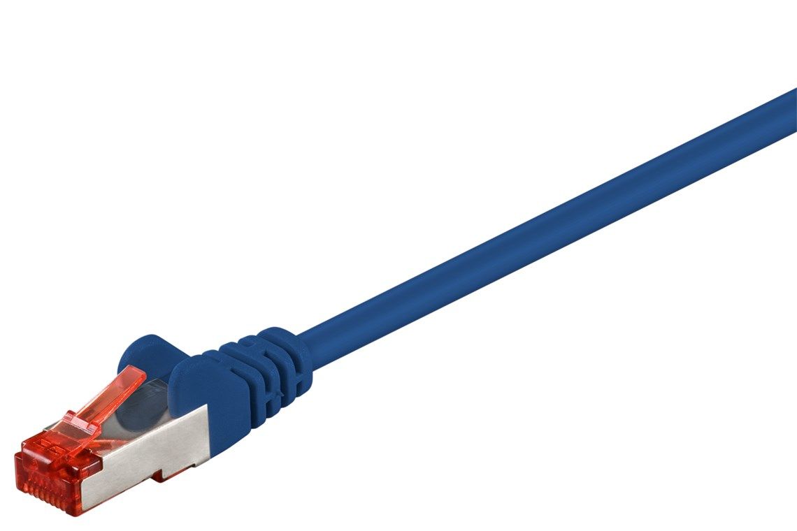 Goobay Cat6 S/FTP Netwerkkabel - 3m - Blauw