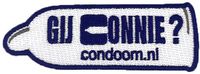 Condoom.nl Carnavals embleem - Gij Connie?
