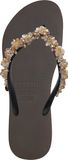 Uzurii Precious Bloom Gold Dames Slippers Coffee | Bruin | Kunststof | Maat 39/40 | 18.173.03