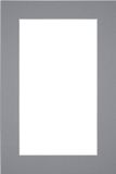 Passe-Partout 30x50 cm - Gris - Carton musée - Your Decoration