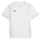 PUMA teamGOAL Matchday Jersey jr Unisex Sportshirt - PUMA White-PUMA Black-Feather Gray