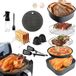 Accessoires voor heteluchtfriteuse, set van 12 stuks