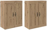 vidaXL Wandkast - 2 stuks - Artisan Eiken - 69,5 x 34 x 90 cm