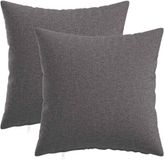 vidaXL Kussensloop Lichtgrijs Katoensatijn 35 x 35 cm (2 stuks)
