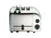 Dualit Combi 2+1S Grille-pain 3 tranches - Argent