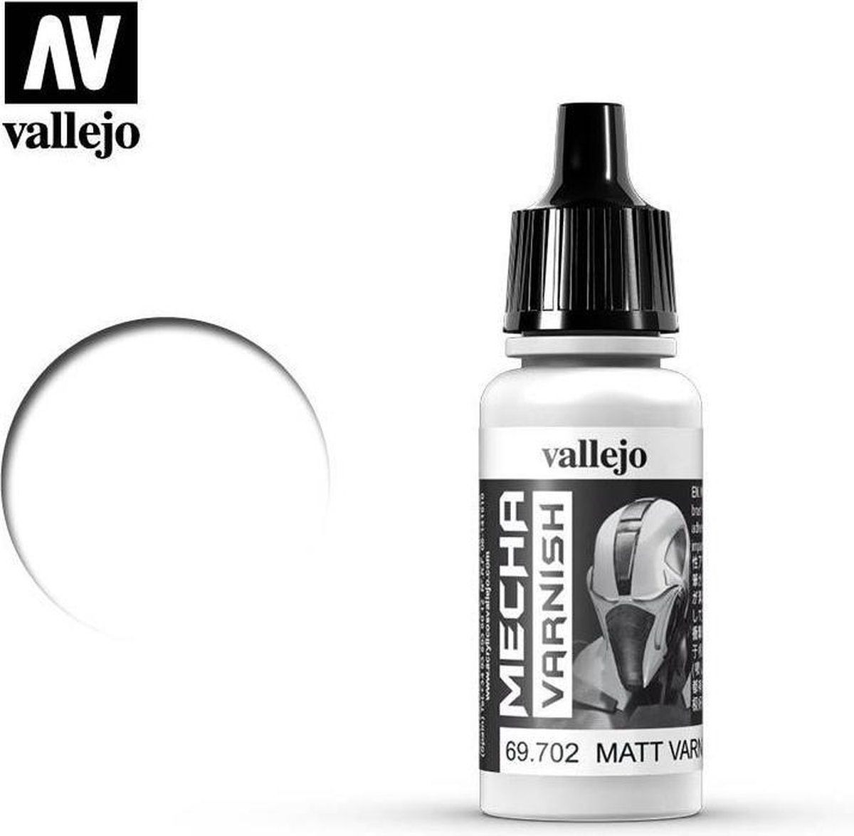 Vallejo GUNDAM Verf - MECHA Kleurnummer 69702 AUX - Mecha Matt Warnish