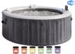 Intex PureSpa Greywood Bubble Deluxe 4 p. + Aquatural Set Aroma Crystals 6 x 350 gram + WiFi