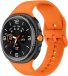 Strap-it Siliconen bandje met gespsluiting geschikt voor Samsung Galaxy Watch 9 (40/44mm) / Watch 8 (40/44mm) / 8 Classic (46mm) - oranje