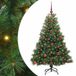 vidaXL Kunstkerstboom met 150 LED, Groen, 120 cm