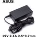 Eisenz ASUS Laptop Adapter 19V 2.1A - Plug 2.5x0.7mm - Zwart