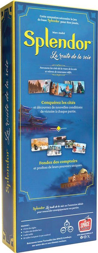 Asmodee Splendor: La route de la soie (Ext) Kaartspel