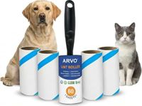 ARVO Pluisroller voor dierenhaar en stofverwijderaar, 6 pak/420 vellen