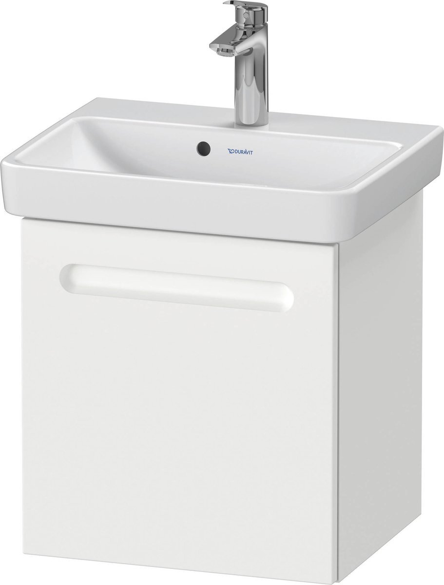 Duravit No.1 Wastafelonderkast Links 44x38,6x47,8 cm Mat Wit