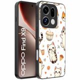 Smartphonica Telefoonhoesje voor Oppo Find X9 - Katten opdruk - TPU Backcover