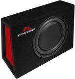 Renegade RXS1000 - Subwoofer auto 10 pouces - 400W - Noir/Rouge
