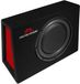 Renegade RXS1000 - Subwoofer auto 10 pouces - 400W - Noir/Rouge