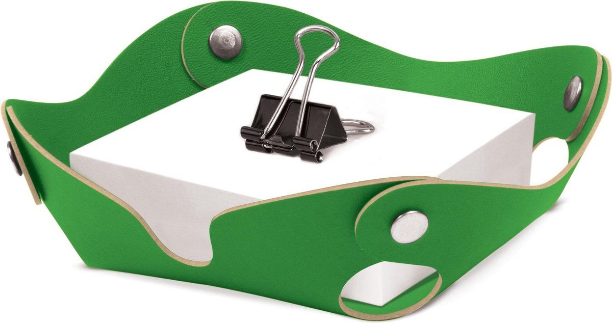 Vacavaliente Work & Planners Studio Note Tray - Groen - Leer