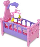 vidaXL Poppenbed voor kinderen kinderkamer roze + paars - 8718475954347