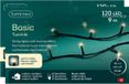 Lumineo Kerstverlichting - 2x - 120 LED lampjes - Warm wit - 9 meter - Zwart snoer