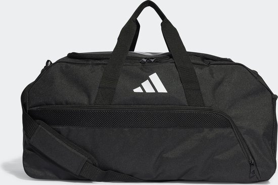 Adidas Unisex Duffel Tiro L Duffle M, zwart/wit, HS9749, maat NS, Zwart/Wit, NS, Sports