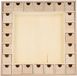 Artemio Houten Adventskalender met Schuifladen, Beige, 39 x 39,5 x 6,5 cm
