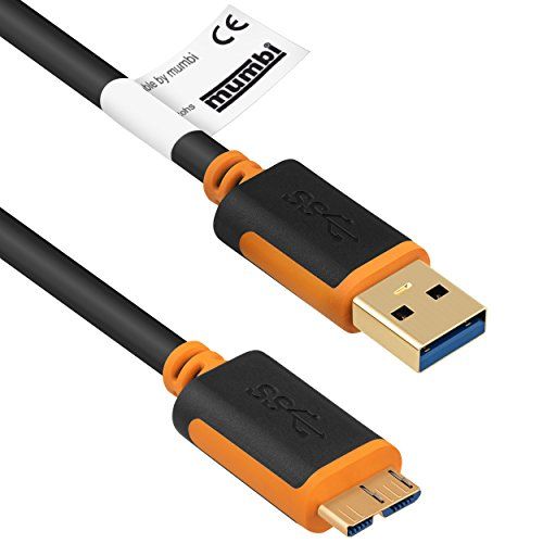 mumbi 21924 Micro USB 3.0 kabel - USB A Male naar Micro USB 3.0 stekker 1.50m