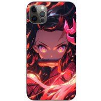 Maniacase iPhone 14 Pro Max Hoesje Demon Slayer Nezuko Kamado Manga Anime