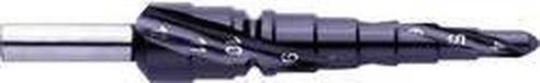Exact 796 / 07021 HSS Getrapte boor 4 - 12 mm TiAIN Gezamenlijke lengte 80 mm 3 vlakken schacht 1 stuk(s)