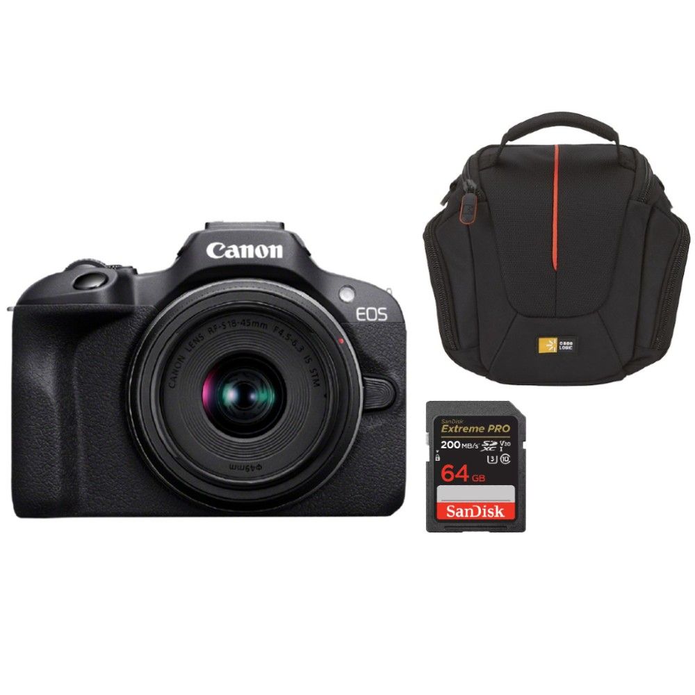 Canon EOS R100 + RF-S 18-45mm IS STM Starter Kit