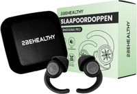 2BEHEALTHY Slaapoordoppen - 2 Paar - Zwart