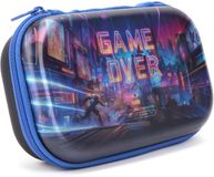 ZIPIT 3D Pennenetui voor Jongens, Lenticulaire Pennenzak Gaming, Blauw