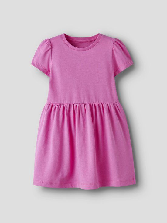 NAME IT - NMFVIVIA SS DRESS NOOS - Meisjes - Jurken - Katoen - Lange mouw - Strawberry Moon