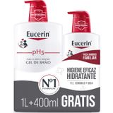 Eucerin Pack familial Gel douche 1l + 400ml