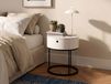 Poppy Table de nuit 1 tiroir blanc