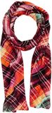 Desigual Sjaal Accessories Fabric Long Scarf Multicolor Fuchsia