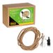 Idena 30520 - LED sprookjesachtig koord met 100 LED's in warm wit, voor buiten & binnen, ca. 9 m lang, met adapter voor zonne-energie of lichtnet, timerfunctie van 8 uur, decoratie voor huis & tuin