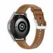 By Qubix Qubix - Geschikt voor Garmin bandje - Geschikt voor Garmin Vivoactive 4 / 4L - Luxe leren bandje - Lichtbruin - Smartwatch bandje 22mm