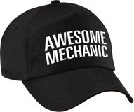 Bellatio Decorations Awesome mechanic pet / cap zwart voor volwassenen