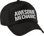 Bellatio Decorations Awesome mechanic pet / cap zwart voor volwassenen
