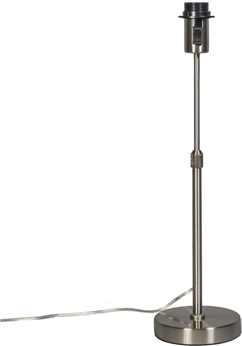 QAZQA Parte - Tafellamp - 1 lichts - H 500 mm - staal