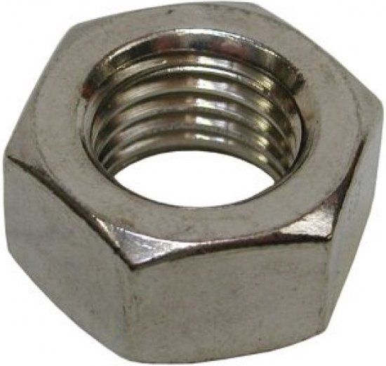 Deltafix Moeren zeskant M3 verzinkt 50 stuks DIN-934