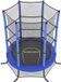 Songmics Kindertrampoline - 174 cm kindertrampoline met veiligheidsnet - Blauw